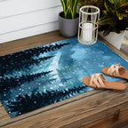 Winter Night Outdoor Rug Gallery Image 2