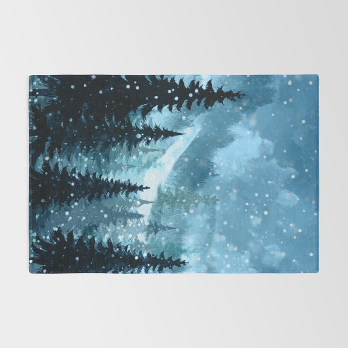 Winter Night Rug Gallery Image 2