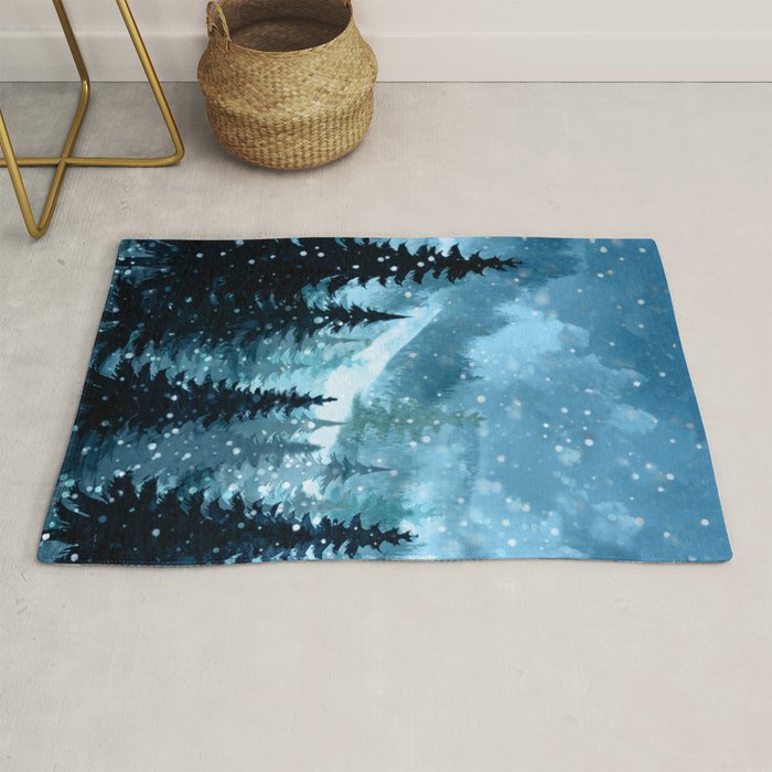 Winter Night Rug Gallery Image 1