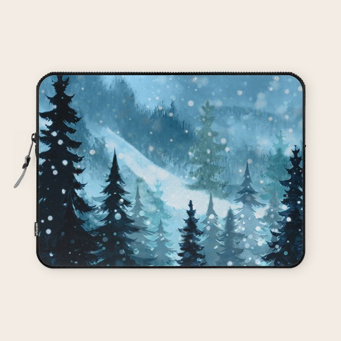 Winter Night Laptop Sleeve Gallery Image 1