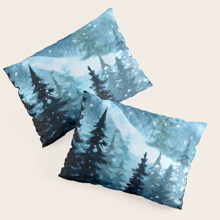 Winter Night Pillow Sham Gallery Image 3