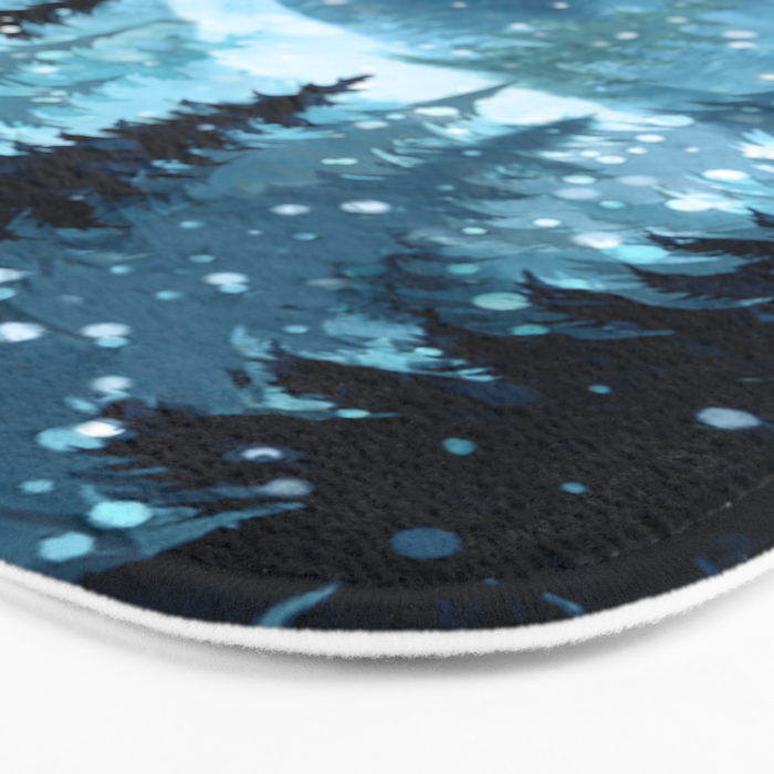 Winter Night Bath Mat Gallery Image 3