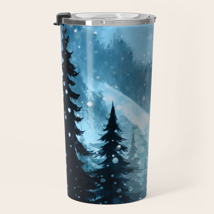 Winter Night Travel Mug Gallery Image 3
