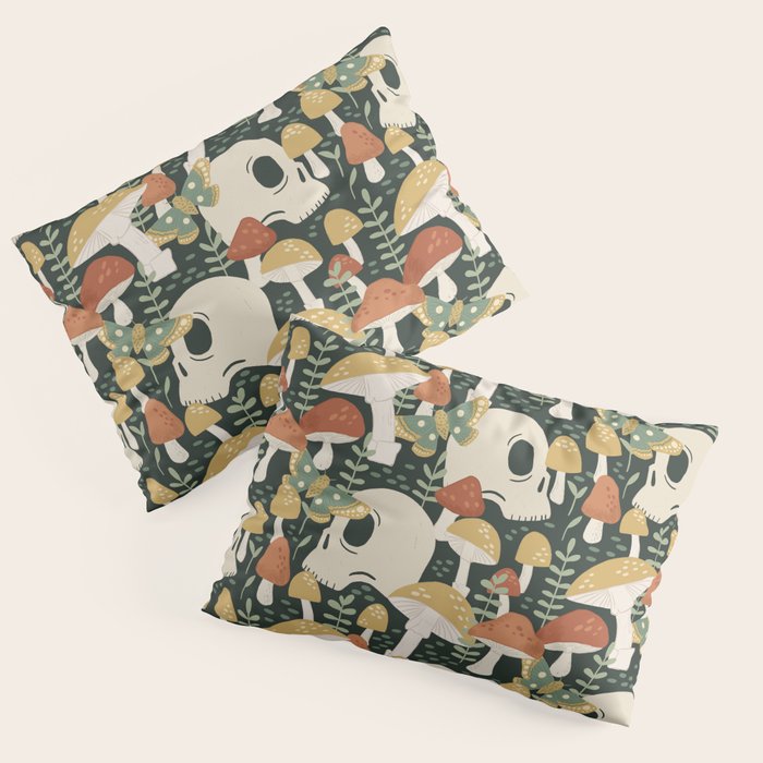 Death Mushrooms Pillow Sham Gallery Image 1
