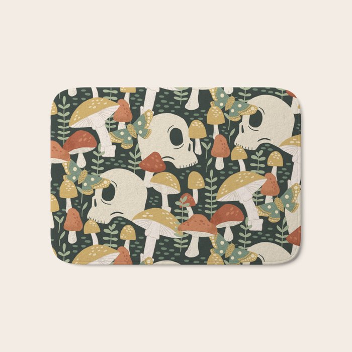 Death Mushrooms Bath Mat Gallery Image 1