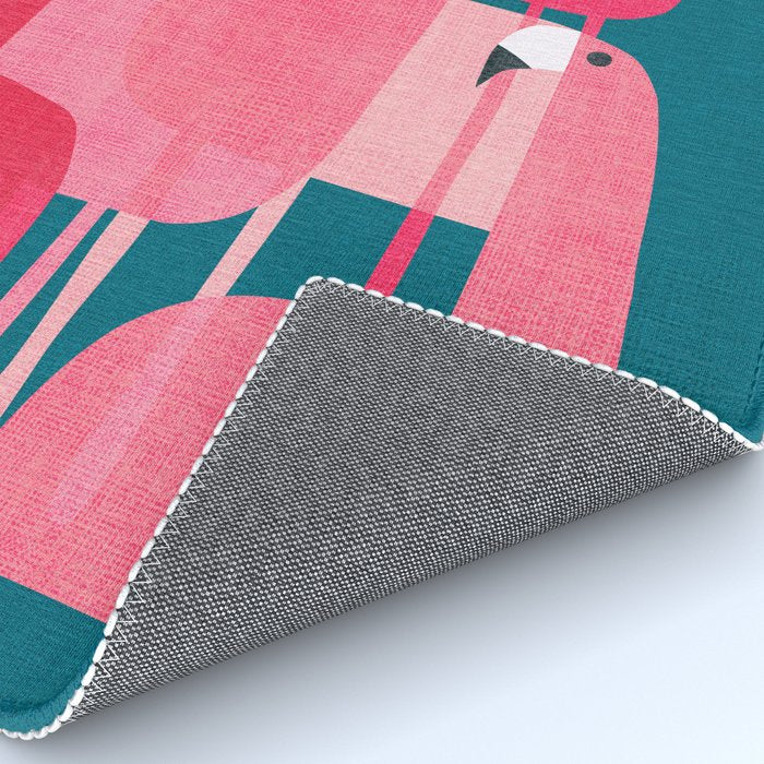 Pink flamingoes Rug Gallery Image 4