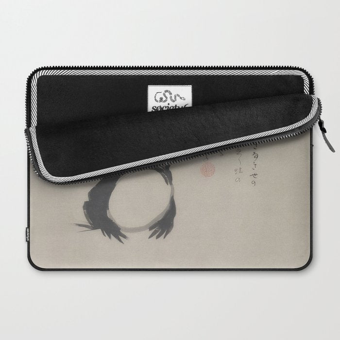 Matsumoto Hoji Frog Japanese Woodblock Art Laptop Sleeve Gallery Image 2