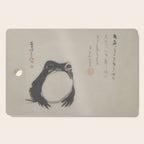 Matsumoto Hoji Frog Japanese Woodblock Art Cutting Board Gallery Image 1