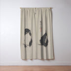 Matsumoto Hoji Frog Japanese Woodblock Art Window Curtain Gallery Image 3