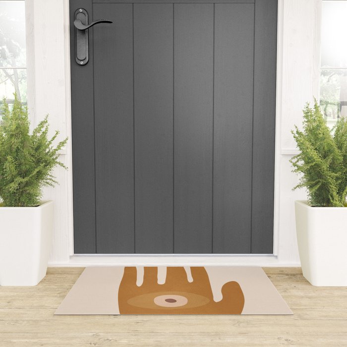 Hamsa Hand Welcome Mat Gallery Image 3