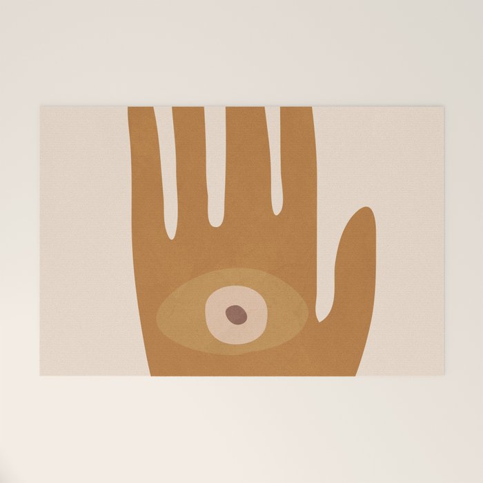 Hamsa Hand Welcome Mat Gallery Image 1