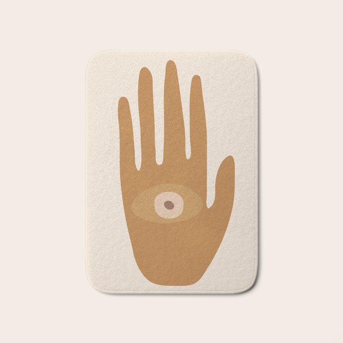Hamsa Hand Bath Mat Gallery Image 1