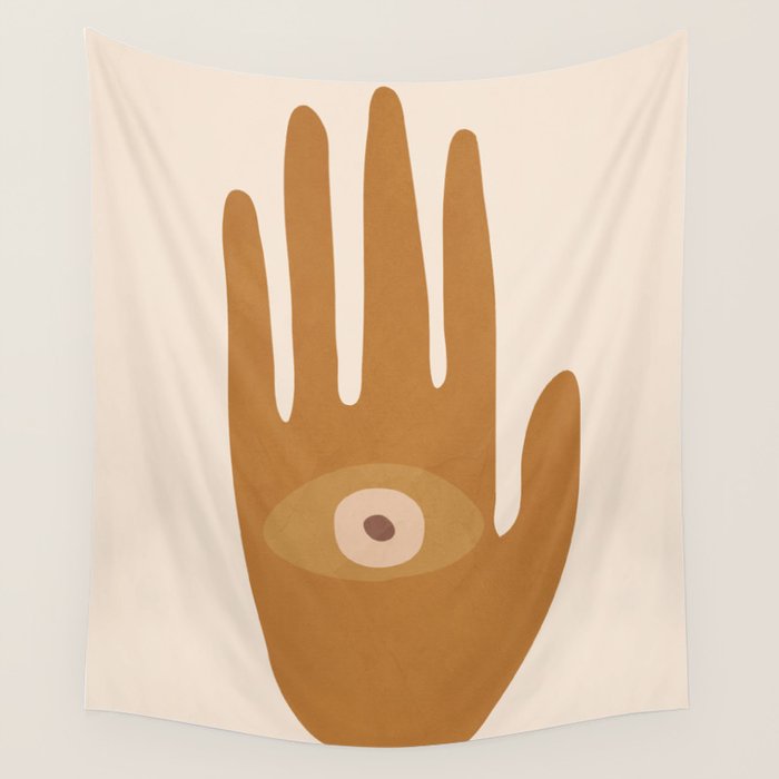 Hamsa Hand Wall Tapestry Gallery Image 4