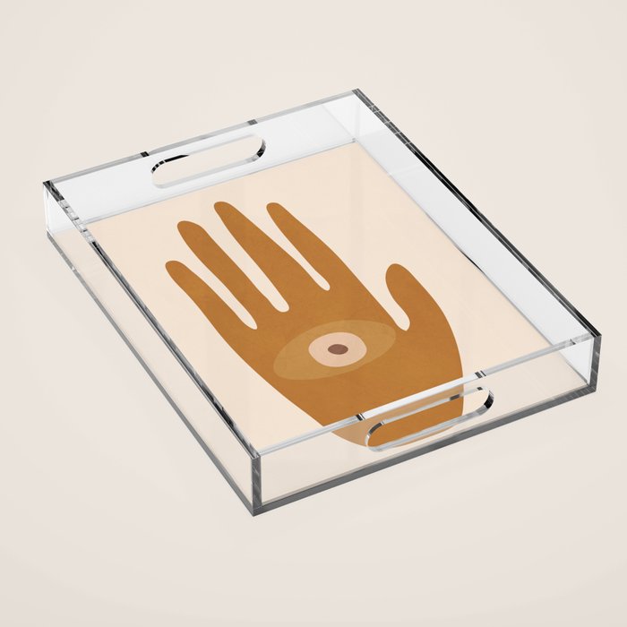 Hamsa Hand Acrylic Tray Gallery Image 1