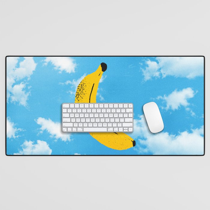 Banana Pop Art: Sky Edition Desk Mat Gallery Image 1