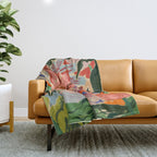 SUMMER BOUQUET Throw Blanket Gallery Image 1