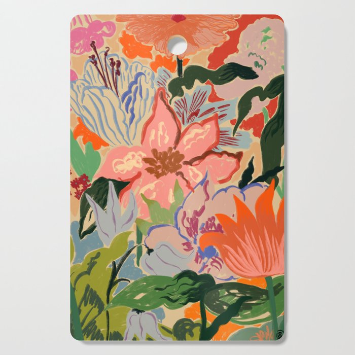 SUMMER BOUQUET Cutting Board Gallery Image 1