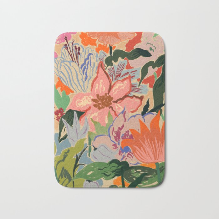 SUMMER BOUQUET Bath Mat Gallery Image 1