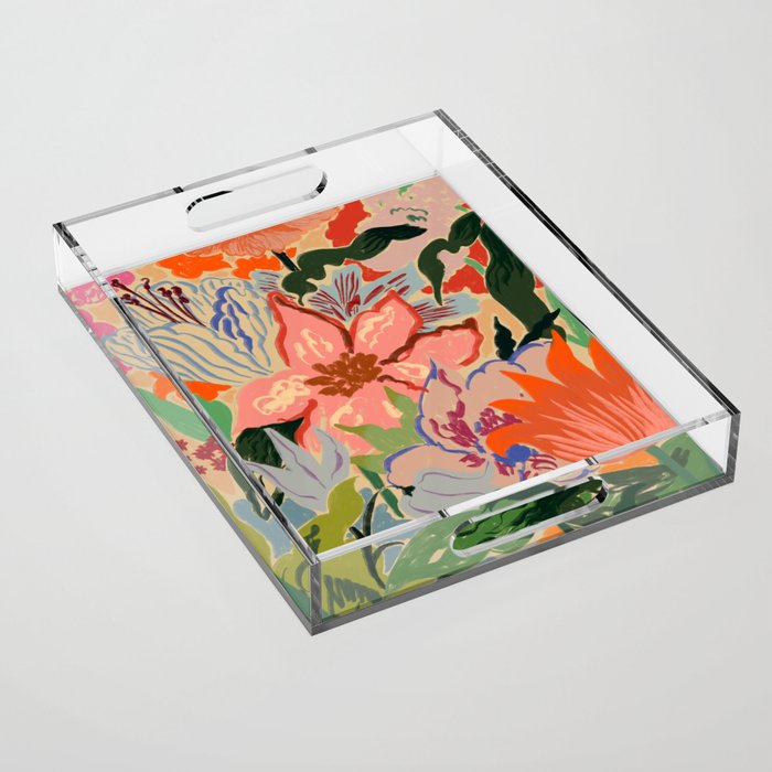 SUMMER BOUQUET Acrylic Tray Gallery Image 1