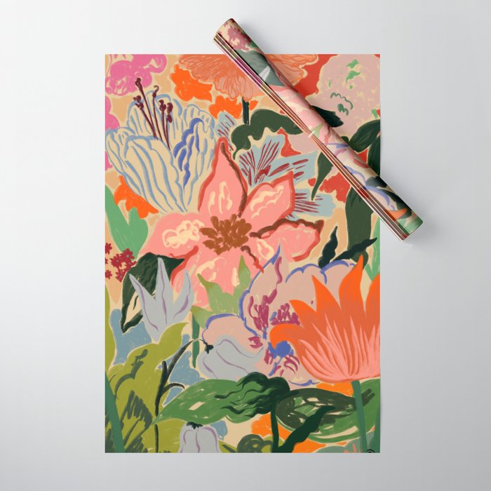 SUMMER BOUQUET Wrapping Paper Gallery Image 1