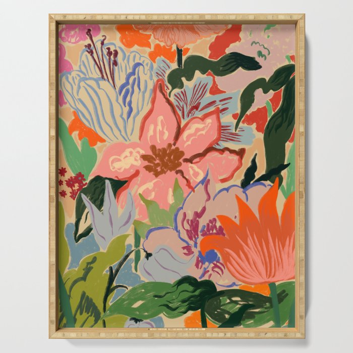 SUMMER BOUQUET Serving Tray Gallery Image 1