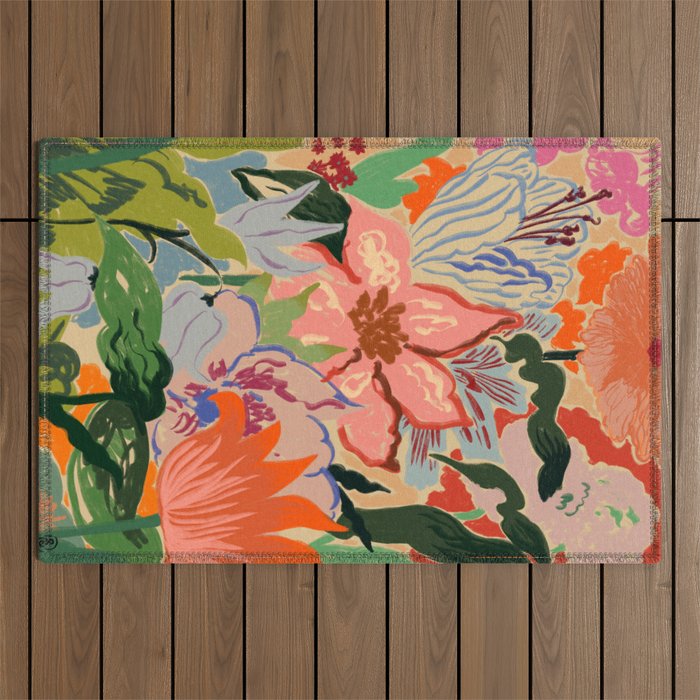SUMMER BOUQUET Outdoor Rug Gallery Image 1