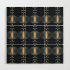 Pomegranate Shibori Wood Wall Art Gallery Image 1