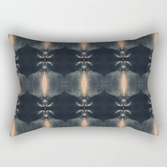 Pomegranate Shibori Rectangular Pillow Gallery Image 1
