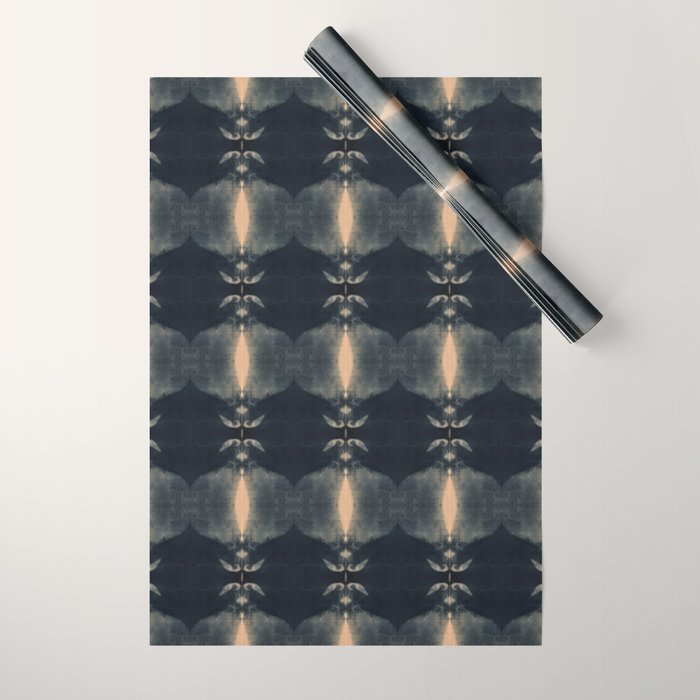 Pomegranate Shibori Wrapping Paper Gallery Image 1