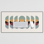 Minimalist Retro Shapes I Desk Mat Gallery Image 1