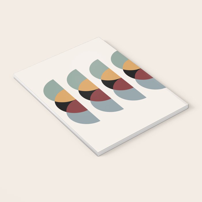 Minimalist Retro Shapes I Notebook Gallery Image 3