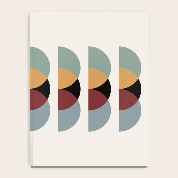 Minimalist Retro Shapes I Notebook Gallery Image 4
