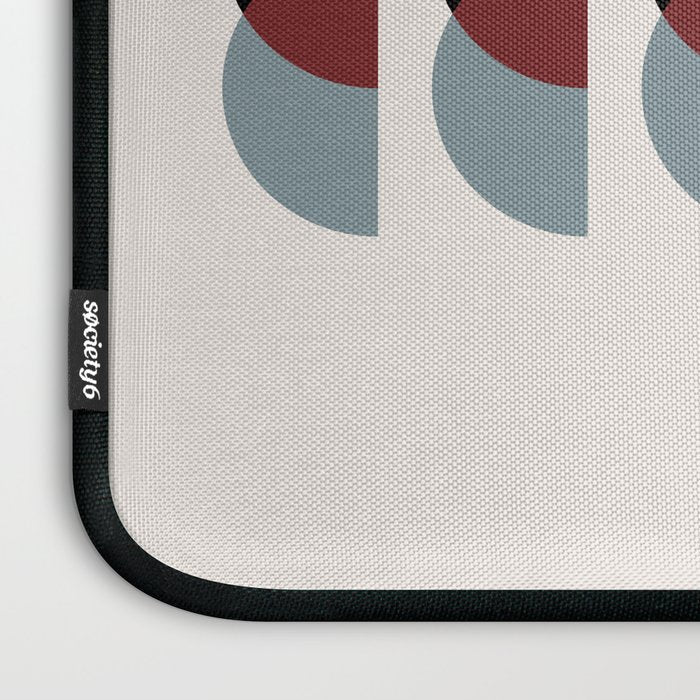 Minimalist Retro Shapes I Laptop Sleeve Gallery Image 3