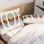 Minimalist Retro Shapes I Pillow Sham Gallery Image 2