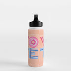 Vote Hand Lettering on Peach Watercolor Background Water Bottle Gallery Image 3