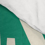 PARIS MAP GREEN Comforter Gallery Image 4