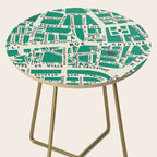 PARIS MAP GREEN Side Table Gallery Image 2