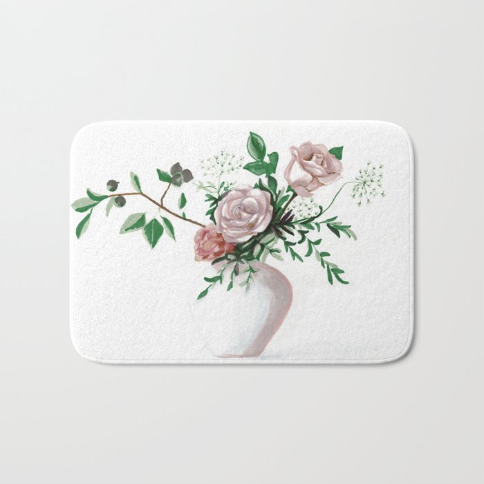 Floral Still Life Bath Mat Gallery Image 1