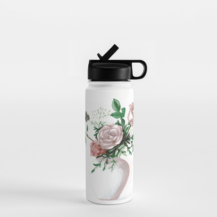 Floral Still Life Water Bottle Gallery Image 1