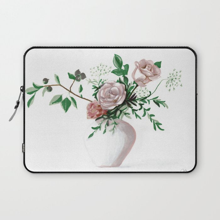 Floral Still Life Laptop Sleeve Gallery Image 1