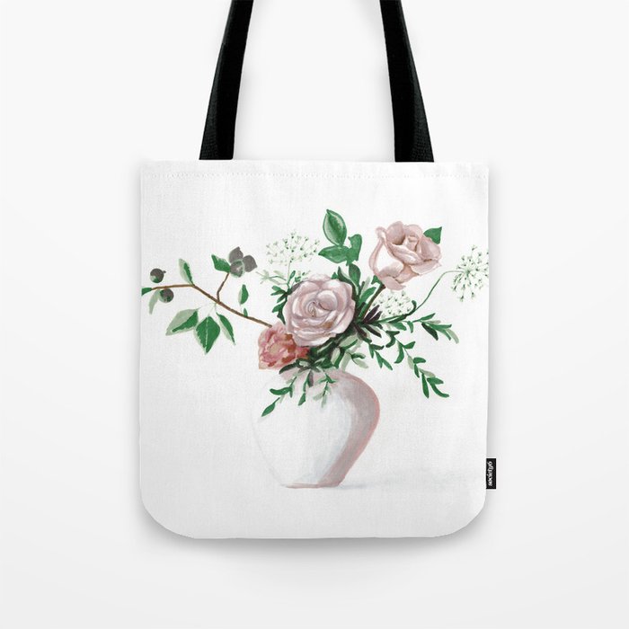 Floral Still Life Tote Bag Gallery Image 1