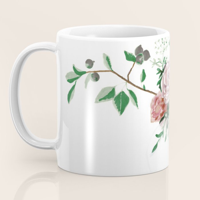 Floral Still Life Coffee Mug Gallery Image 3