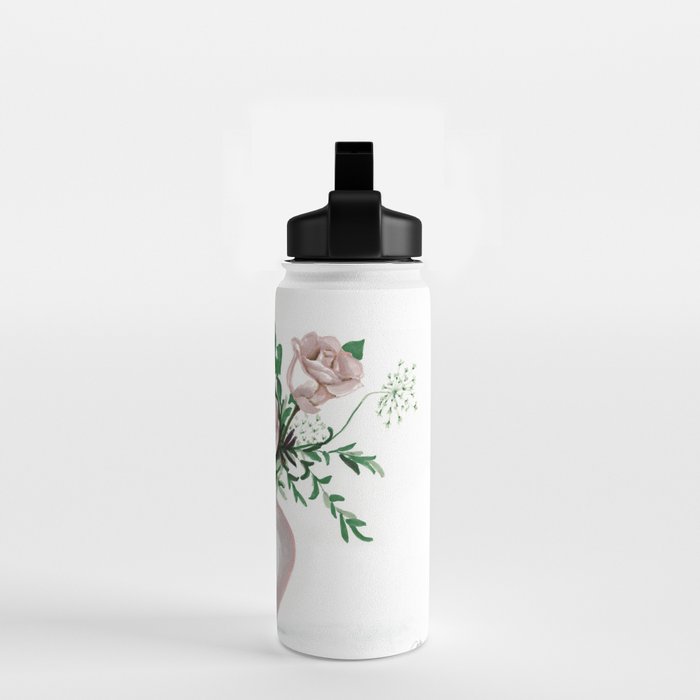Floral Still Life Water Bottle Gallery Image 2