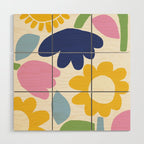 Sunny Botanics Wood Wall Art Gallery Image 1