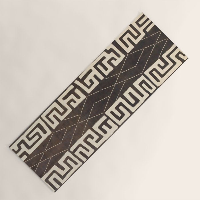 Kuba Congo Central African Wraparound Skirt Print 2 Yoga Mat Gallery Image 1