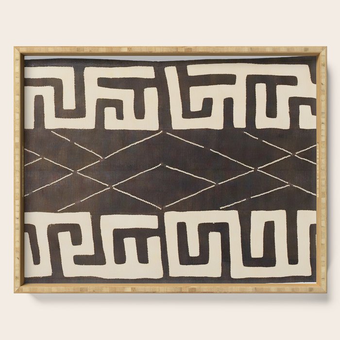 Kuba Congo Central African Wraparound Skirt Print 2 Serving Tray Gallery Image 1