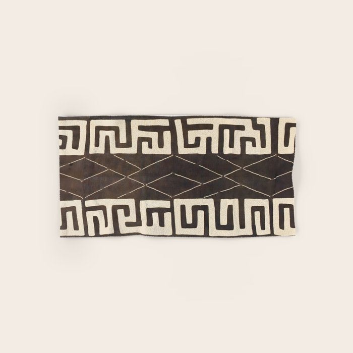 Kuba Congo Central African Wraparound Skirt Print 2 Bath Towel Gallery Image 1