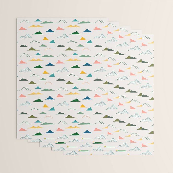 Cat Landscape 140: Meowtain range Wrapping Paper Gallery Image 3