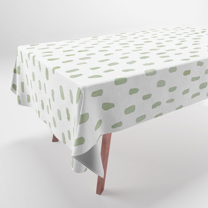 Sage Green Tablecloth Gallery Image 1