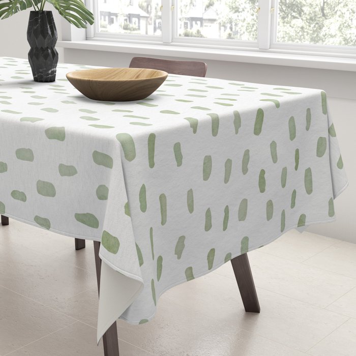 Sage Green Tablecloth Gallery Image 3